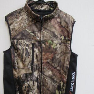 Gamehide Mossy Oak Camo Hunting Vest Jack Links Protein Snacks Medium